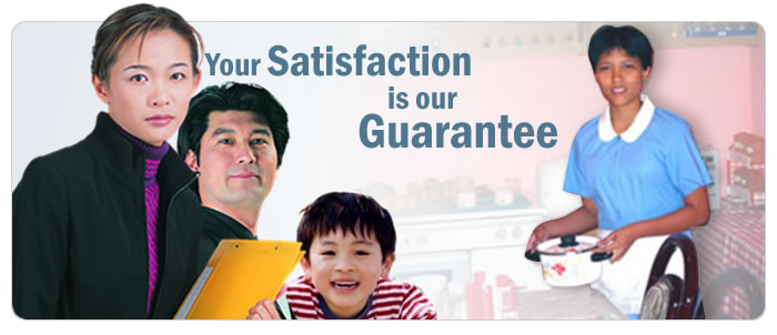 Your Satisfaction is our Guarantee